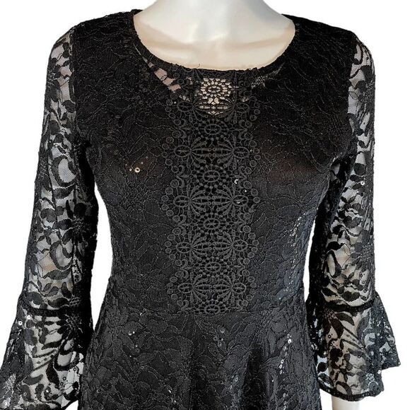 NWT Sleek Trends Formal Lace Dress - Picture 3 of 12